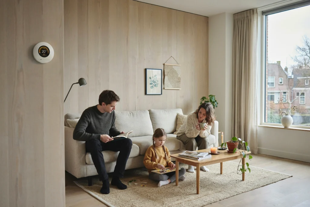 moderne slimme woning verwarming